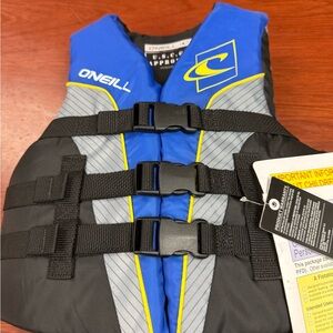 Youth O'Neill Blue and Black Life Vest 50-90 Lbs